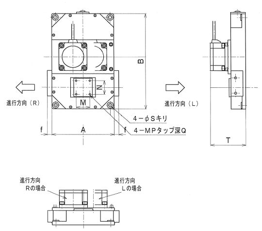 直進フィーダ　NSHシリーズ_図面